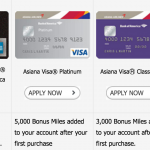 Asiana airline credit card